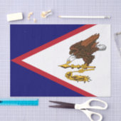 Papier Mousseline Drapeau des Samoa américaines patriotiques (Artisanat)