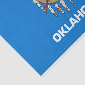 Papier Mousseline Drapeau d'État de l'Oklahoma (Détail)