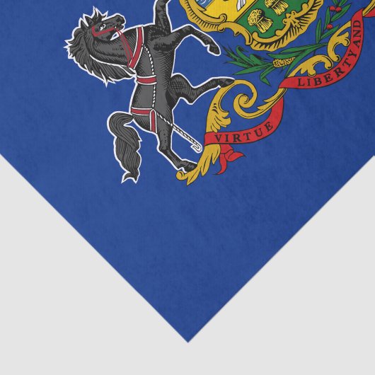 Papier Mousseline Drapeau d'État de Pennsylvanie (Détail)
