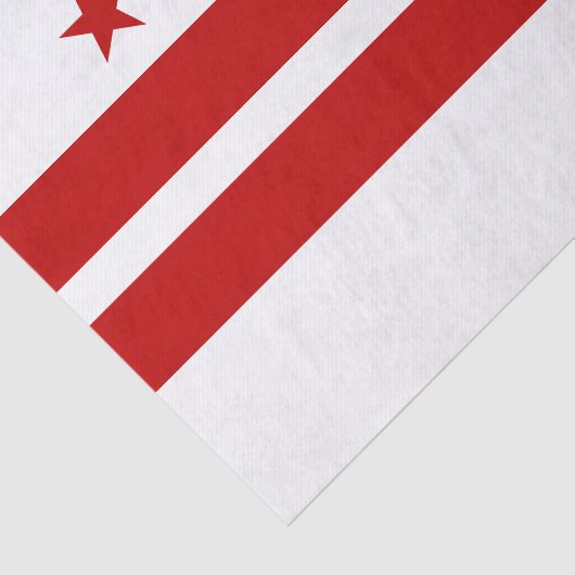 Papier Mousseline Drapeau d'État de Washington DC (Détail)