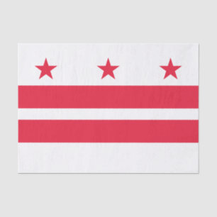 Papier Mousseline Drapeau d'État de Washington DC