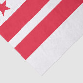 Papier Mousseline Drapeau d'État de Washington DC (Détail)