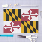 Papier Mousseline Drapeau d'État du Maryland (Artisanat)
