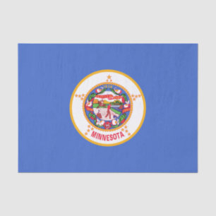 Papier Mousseline Drapeau d'État du Minnesota