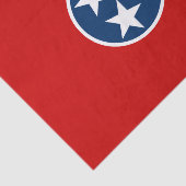 Papier Mousseline Drapeau d'état du Tennessee (Détail)