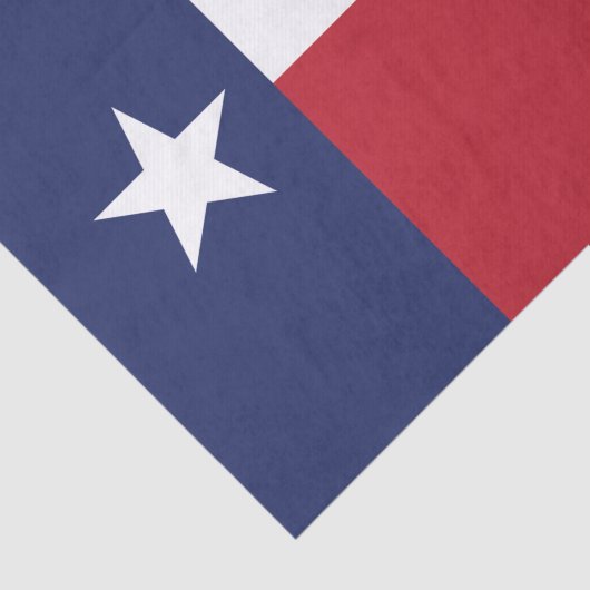 Papier Mousseline Drapeau d'état du Texas (Détail)