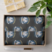 PAPIER MOUSSELINE DRAPEAU D'ÉTAT LOUISIANA PELICAN (Cadeau)