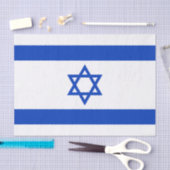 Papier Mousseline Drapeau d'Israël (Artisanat)