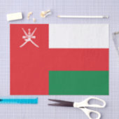 Papier Mousseline Drapeau d'Oman (Artisanat)