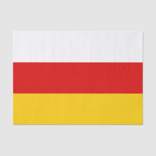 Papier Mousseline Drapeau d'Ossétie du Sud