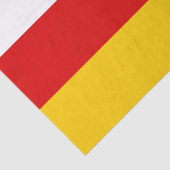Papier Mousseline Drapeau d'Ossétie du Sud (Détail)