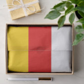 Papier Mousseline Drapeau d'Ossétie du Sud (Cadeau)