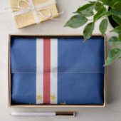 Papier Mousseline Drapeau du Cap-Vert (Cadeau)