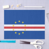 Papier Mousseline Drapeau du Cap-Vert (Artisanat)