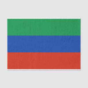 Papier Mousseline Drapeau du Daghestan