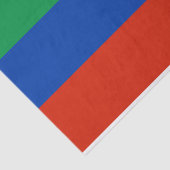 Papier Mousseline Drapeau du Daghestan (Détail)