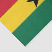 Papier Mousseline Drapeau du Ghana (Détail)