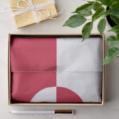 Papier Mousseline Drapeau du Groenland (Cadeau)