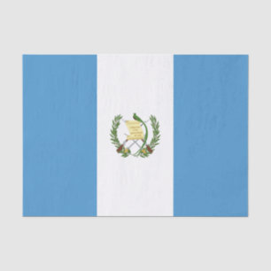 Papier Mousseline Drapeau du Guatemala