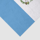 Papier Mousseline Drapeau du Guatemala (Détail)