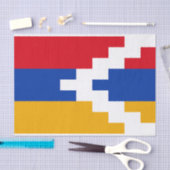Papier Mousseline Drapeau du Haut-Karabagh (Artisanat)