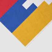 Papier Mousseline Drapeau du Haut-Karabakh (Détail)