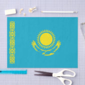 Papier Mousseline Drapeau du Kazakhstan (Artisanat)