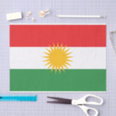 Papier Mousseline Drapeau du Kurdistan (Artisanat)