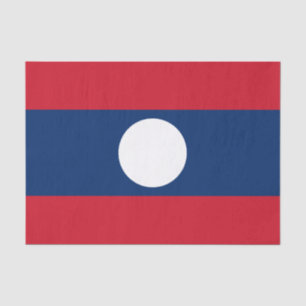 Papier Mousseline Drapeau du Laos