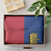 Papier Mousseline Drapeau du Liechtenstein (Cadeau)