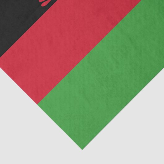 Papier Mousseline Drapeau du Malawi (Détail)