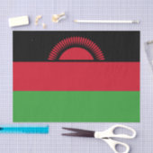Papier Mousseline Drapeau du Malawi (Artisanat)