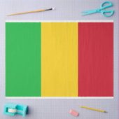 Papier Mousseline Drapeau du Mali (Artisanat)