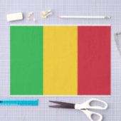 Papier Mousseline Drapeau du Mali (Artisanat)