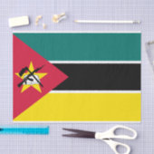 Papier Mousseline Drapeau du Mozambique (Artisanat)