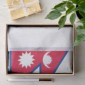 Papier Mousseline Drapeau du Népal (Cadeau)