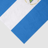 Papier Mousseline Drapeau du Nicaragua (Détail)