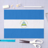 Papier Mousseline Drapeau du Nicaragua (Artisanat)