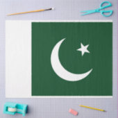 Papier Mousseline Drapeau du Pakistan (Artisanat)