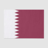 Papier Mousseline Drapeau du Qatar (Recto)