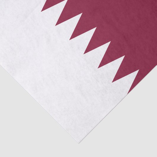 Papier Mousseline Drapeau du Qatar (Détail)