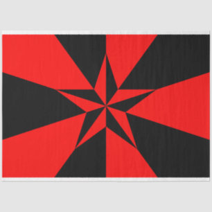 Papier Mousseline Drapeau du socialisme libertaire