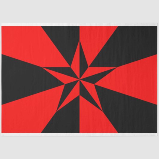 Papier Mousseline Drapeau du socialisme libertaire (Recto)