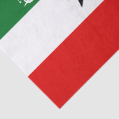Papier Mousseline Drapeau du Somaliland (Détail)