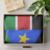 Papier Mousseline Drapeau du Soudan du Sud (Cadeau)