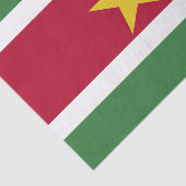 Papier Mousseline Drapeau du Suriname (Détail)
