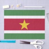 Papier Mousseline Drapeau du Suriname (Artisanat)
