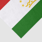 Papier Mousseline Drapeau du Tadjikistan (Détail)