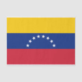 Papier Mousseline Drapeau du Venezuela (Recto)