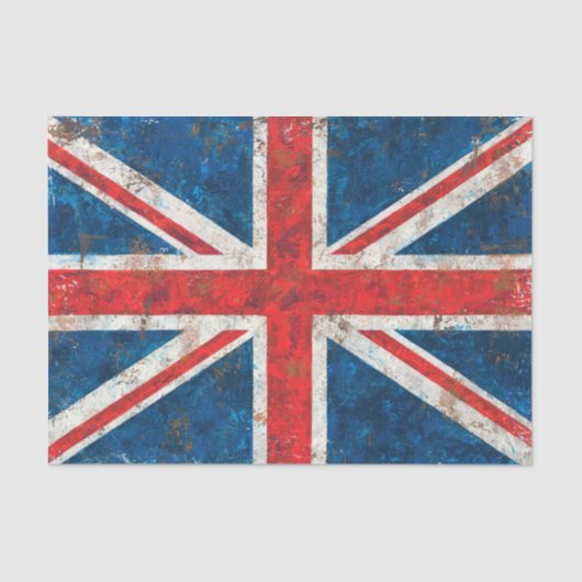 Papier Mousseline Drapeau d'Union Jack (Recto)